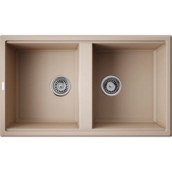 Мойка OMOIKIRI TEDORI 86-2-SA Tetogranit/бежевый